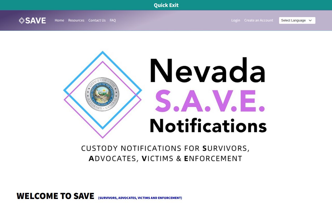 Nevada SAVE custody search for an Elko County arrest check