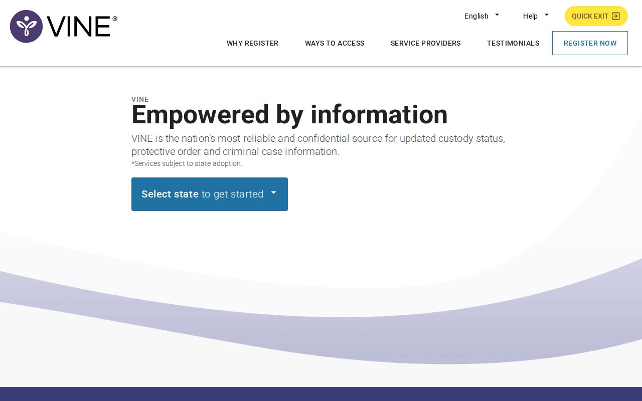 Legacy VINELink page requiring verification for a current Elko County custody check
